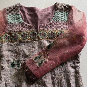 Saree Dress/Long Blouse